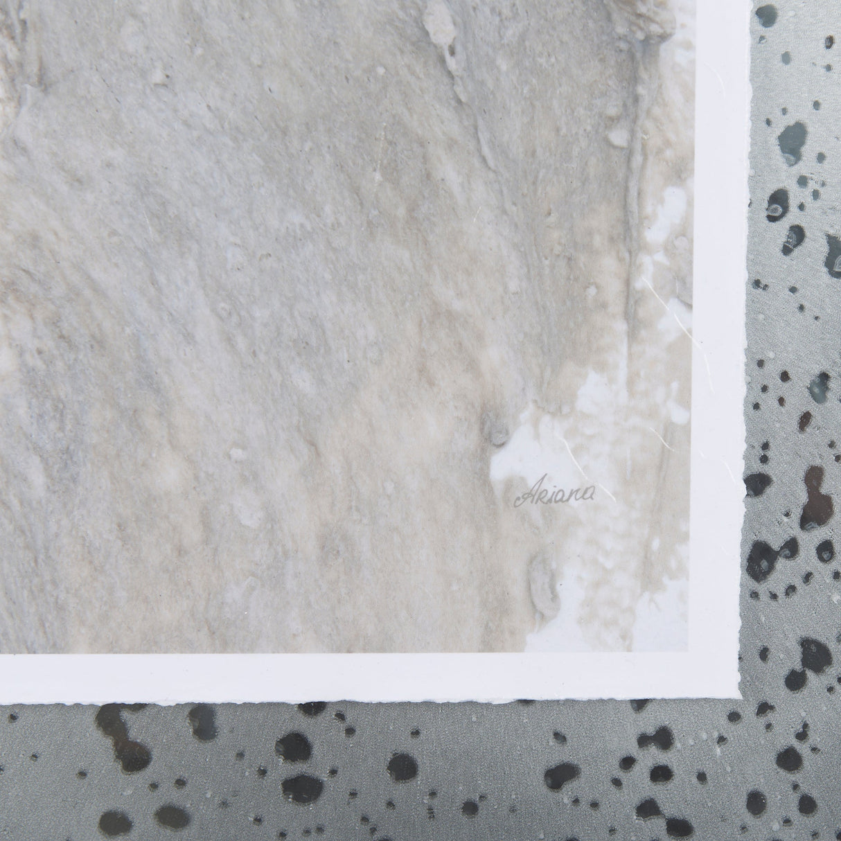 Mudslide I by Mercana Studio a Hand Embellished Textured Framed Art Print Matted under Glass by Mercana at Eve Furniture