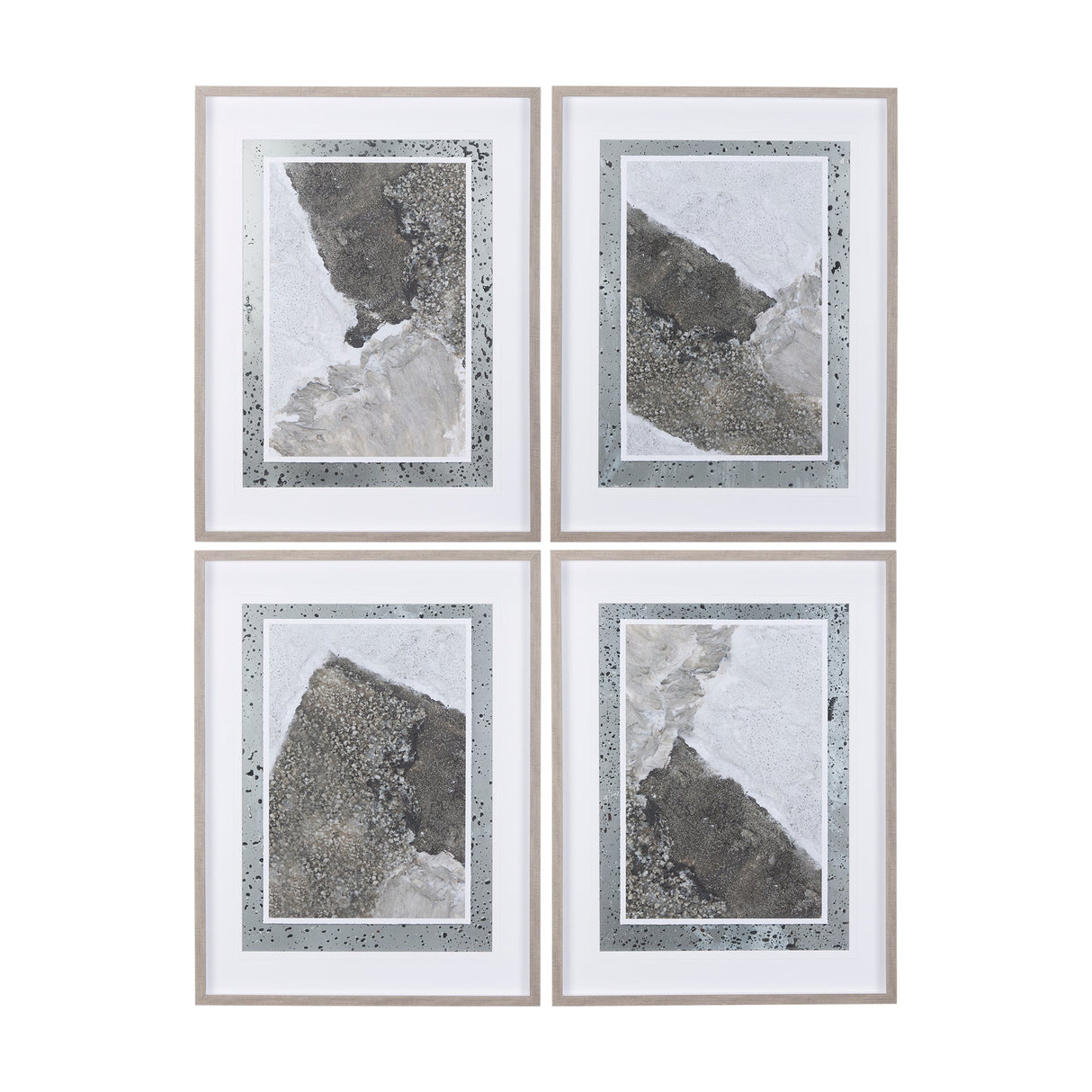 Mudslide I by Mercana Studio a Hand Embellished Textured Framed Art Print Matted under Glass by Mercana at Eve Furniture