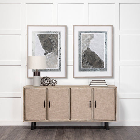 Mudslide I by Mercana Studio a Hand Embellished Textured Framed Art Print Matted under Glass by Mercana at Eve Furniture