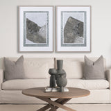 Mudslide II by Mercana Studio a Hand Embellished Textured Framed Art Print Matted under Glass by Mercana at Eve Furniture