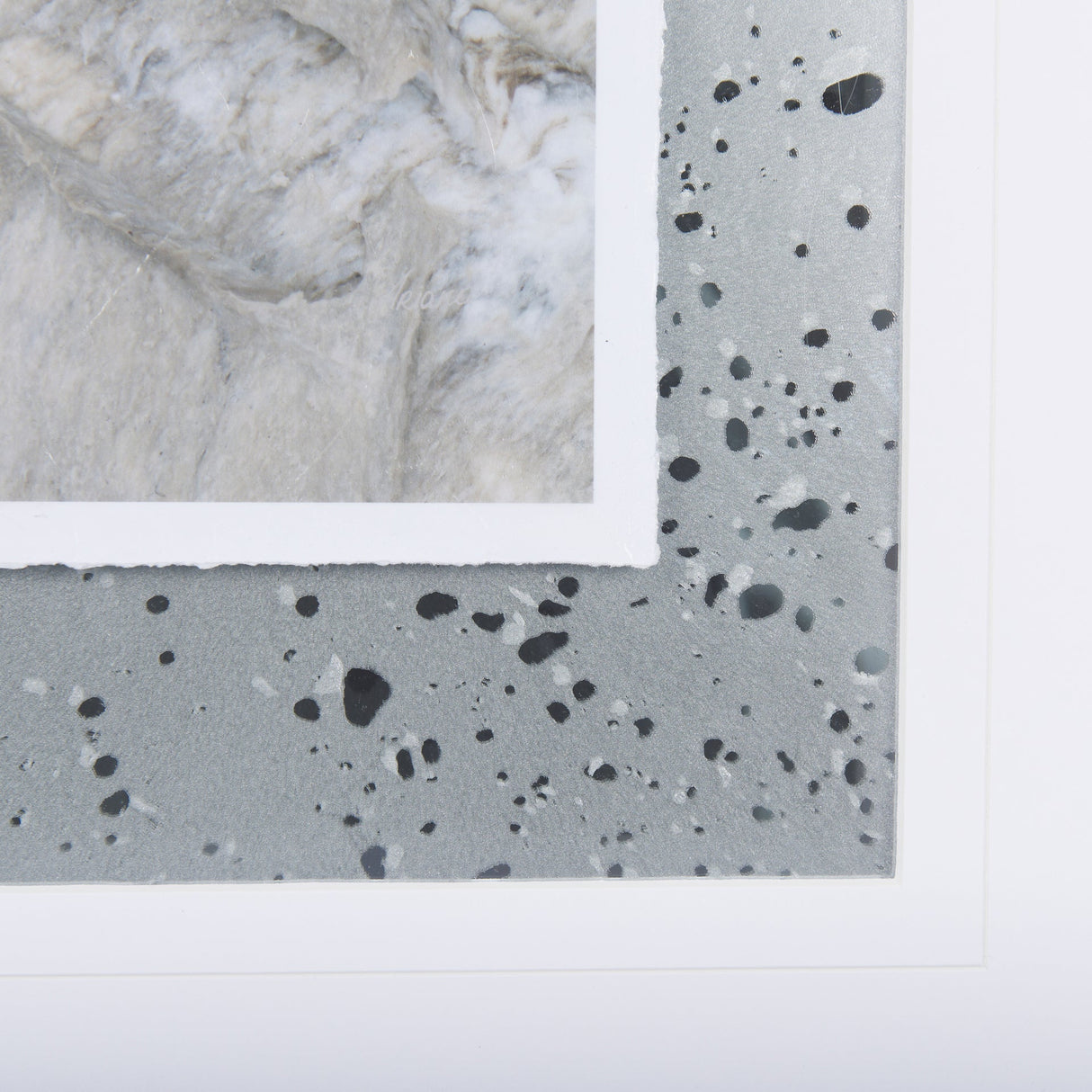 Mudslide III by Mercana Studio a Hand Embellished Textured Framed Art Print Matted under Glass by Mercana at Eve Furniture