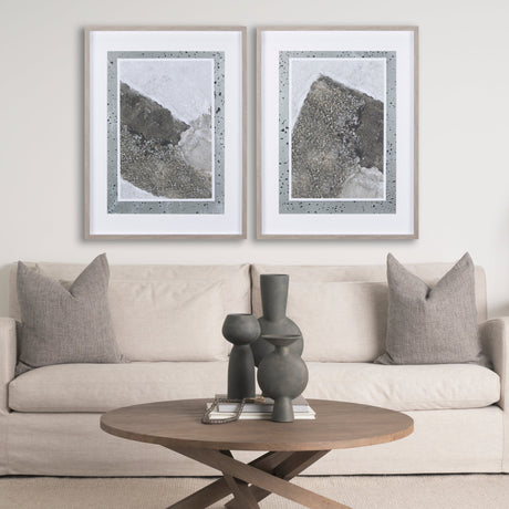 Mudslide III by Mercana Studio a Hand Embellished Textured Framed Art Print Matted under Glass by Mercana at Eve Furniture