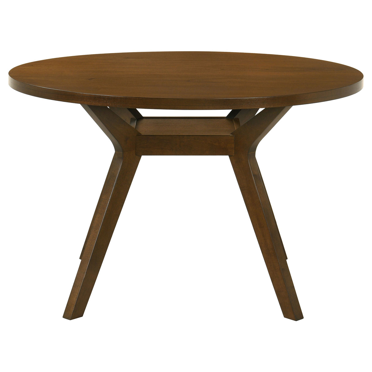Mueller Brown And Beige 5-Piece 48-inch Round Dining Room Set by Coaster at Eve Furniture
