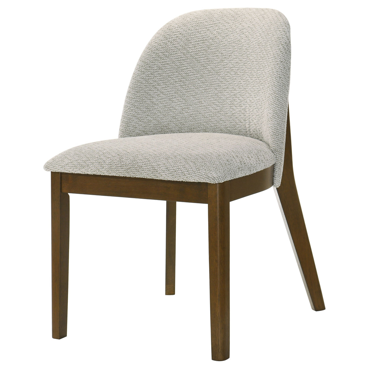 Mueller Brown And Beige Upholstered Dining Side Chair (Set Of 2) by Coaster at Eve Furniture