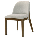 Mueller Brown And Beige Upholstered Dining Side Chair (Set Of 2) by Coaster at Eve Furniture