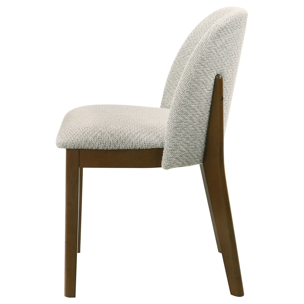 Mueller Brown And Beige Upholstered Dining Side Chair (Set Of 2) by Coaster at Eve Furniture