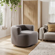 Mugav Swivel Chair Gray by Zuomod at Eve Furniture