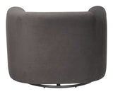 Mugav Swivel Chair Gray by Zuomod at Eve Furniture