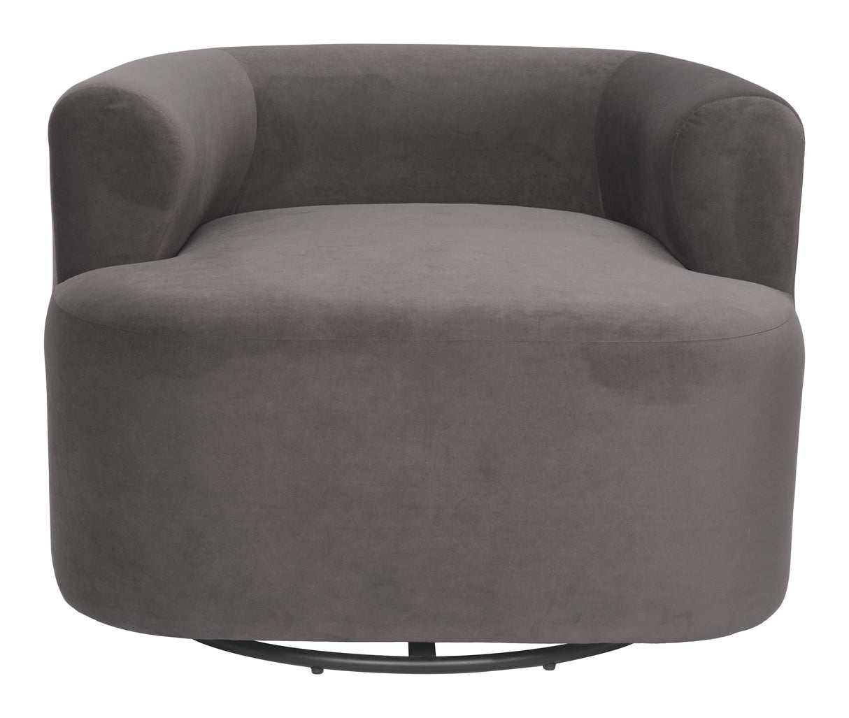 Mugav Swivel Chair Gray by Zuomod at Eve Furniture