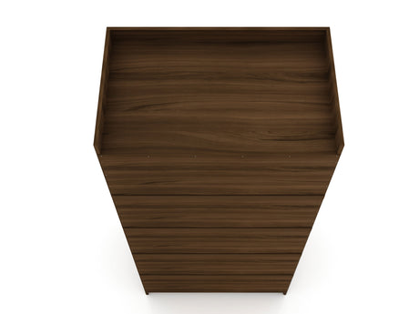 Mulberry 2.0 Sectional Wardrobe Closet in Brown by Manhattan Comfort at Eve Furniture
