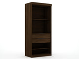 Mulberry 2.0 Sectional Wardrobe Closet in Brown by Manhattan Comfort at Eve Furniture