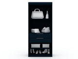 Mulberry 2.0 Sectional Wardrobe Closet in Tatiana Midnight Blue by Manhattan Comfort at Eve Furniture