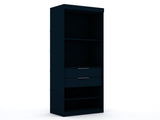 Mulberry 2.0 Sectional Wardrobe Closet in Tatiana Midnight Blue by Manhattan Comfort at Eve Furniture