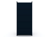 Mulberry 2.0 Sectional Wardrobe Closet in Tatiana Midnight Blue by Manhattan Comfort at Eve Furniture
