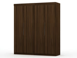 Mulberry 2.0 Wardrobe Closet in Brown (set of 2) by Manhattan Comfort at Eve Furniture
