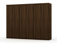 Mulberry 2.0 Wardrobe Closet in Brown (set of 3) by Manhattan Comfort at Eve Furniture