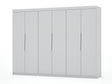 Mulberry 2.0 Wardrobe Closet in White (set of 3) by Manhattan Comfort at Eve Furniture