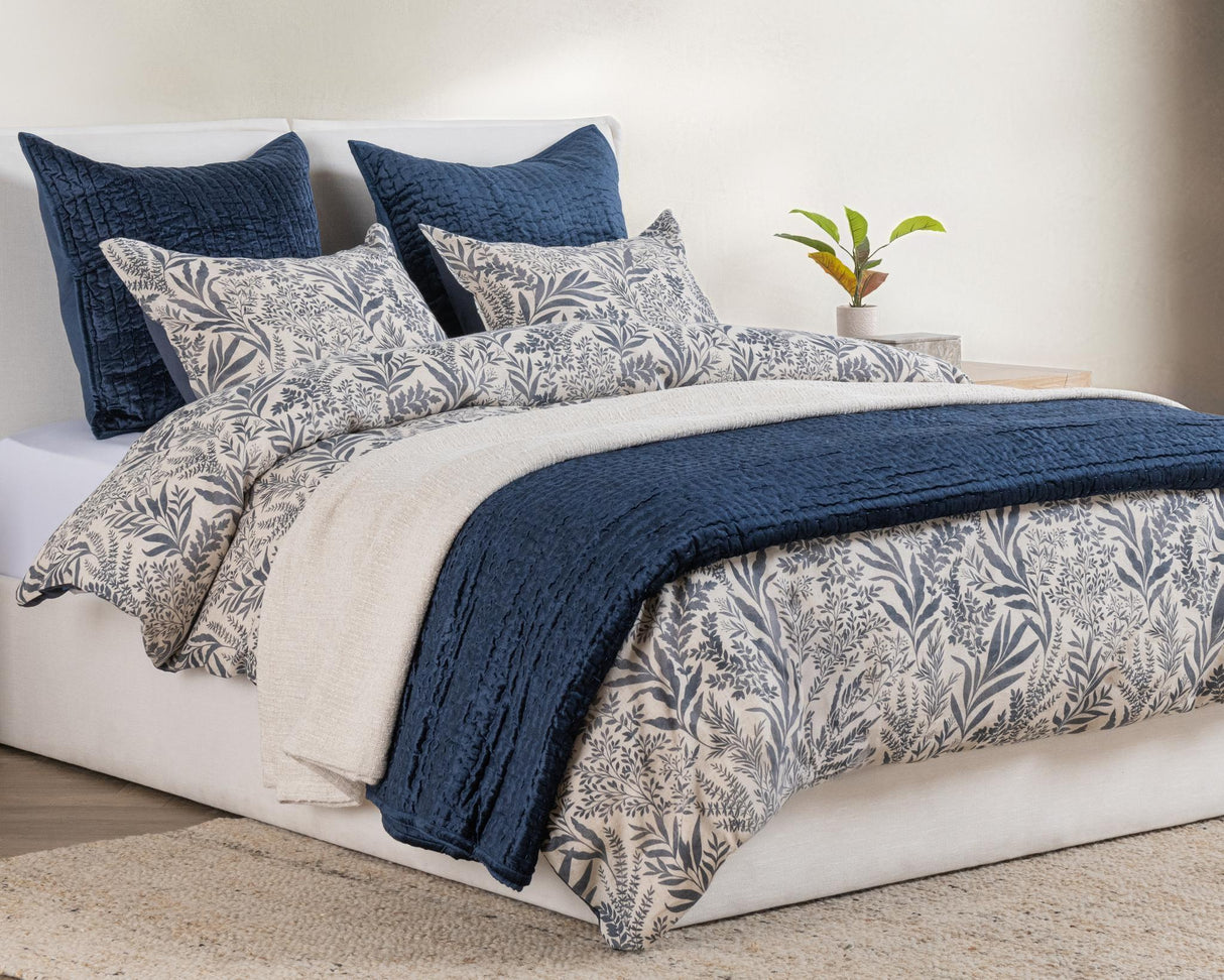 Mulberry Denim Blue Duvet Collection by Classic Home at Eve Furniture