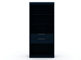 Mulberry Open 1 Sectional Closet in Tatiana Midnight Blue by Manhattan Comfort at Eve Furniture