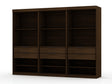 Mulberry Open 3 Sectional Closet in Brown (set of 3) by Manhattan Comfort at Eve Furniture