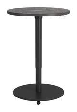 Mule Black Adjustable Bar Table by Zuomod at Eve Furniture