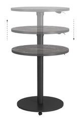 Mule Black Adjustable Bar Table by Zuomod at Eve Furniture