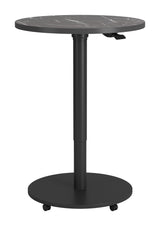 Mule Black Adjustable Bar Table by Zuomod at Eve Furniture
