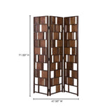 Multi Brown Panel Screen by Moe's Home at Eve Furniture