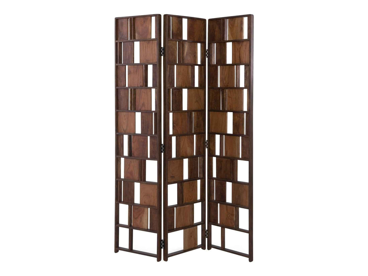 Multi Brown Panel Screen by Moe's Home at Eve Furniture