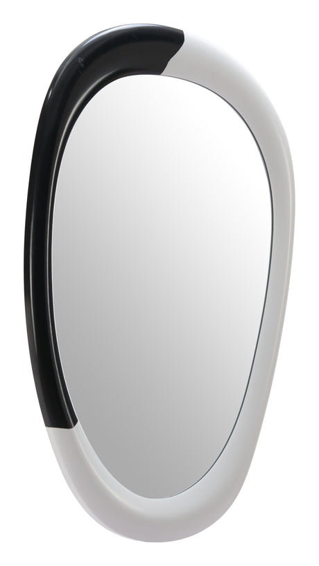 Muna White & Black Mirror by Zuomod at Eve Furniture