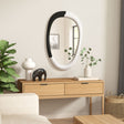 Muna White & Black Mirror by Zuomod at Eve Furniture