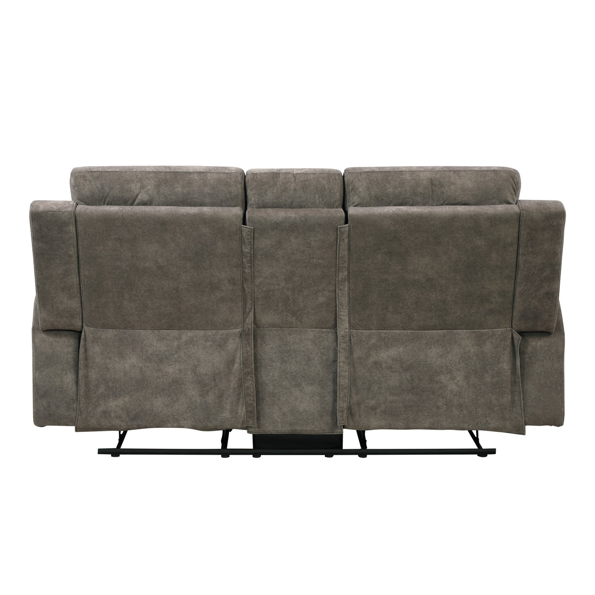 Muncie Brown 2-Piece Double Reclining Set by Homelegance at Eve Furniture