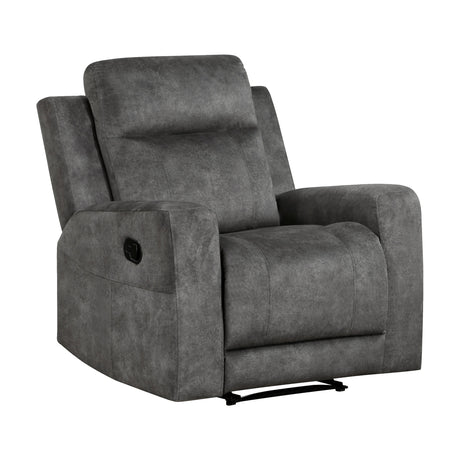 Muncie Brownish Gray Double Reclining Living Room Set by Homelegance at Eve Furniture