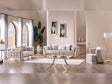 Munich 3-pieces (Sofa & Loveseat & Chair) Livingroom Set in Cream