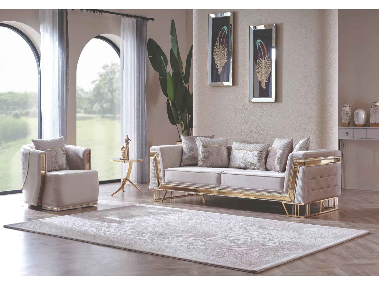 Munich Chair Cream by Furnia at Eve Furniture
