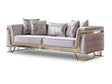 Munich Cream Stationary Sofa by Furnia at Eve Furniture