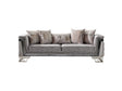Munich Stationary Sofa Grey by Furnia at Eve Furniture