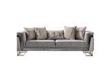 Munich Stationary Sofa Grey by Furnia at Eve Furniture