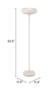 Munk Beige Floor Lamp by Zuomod at Eve Furniture