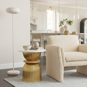 Munk Beige Floor Lamp by Zuomod at Eve Furniture
