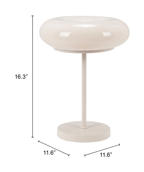 Munk Beige Table Lamp by Zuomod at Eve Furniture