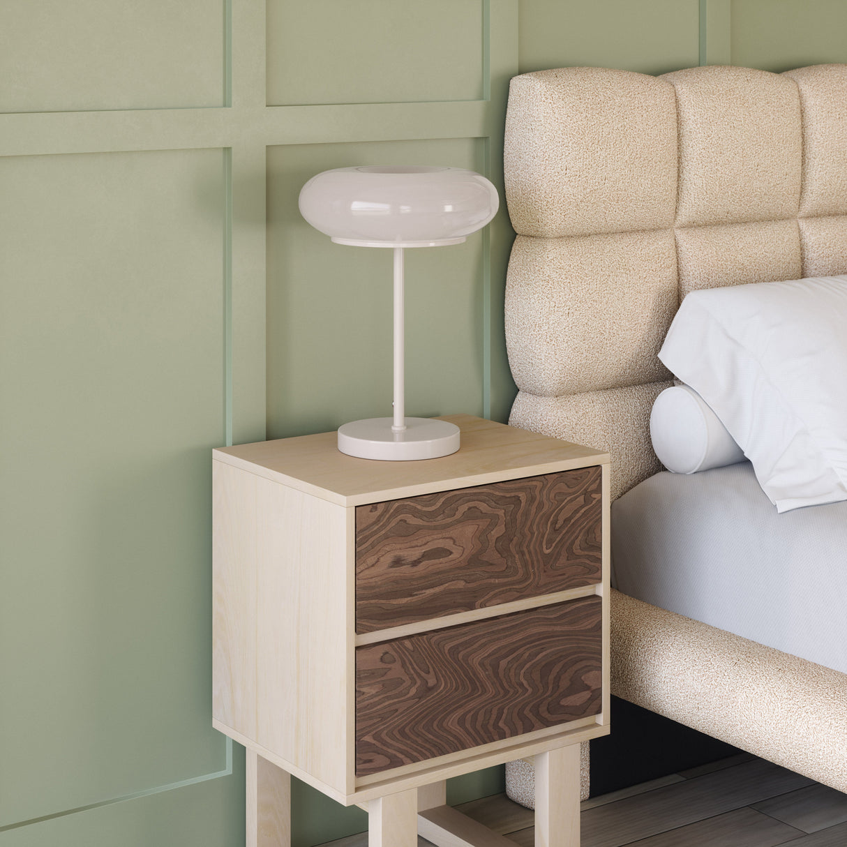 Munk Beige Table Lamp by Zuomod at Eve Furniture