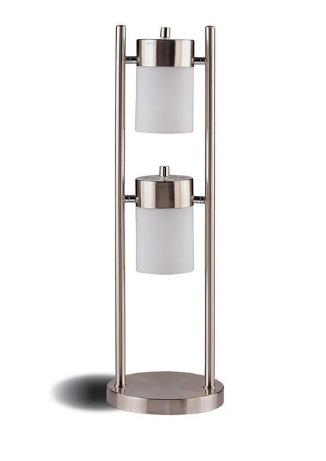 Munson Silver Adjustable Swivel Table Lamp Brushed by Coaster at Eve Furniture