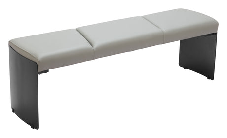 Mur Gray Bench by Zuomod at Eve Furniture