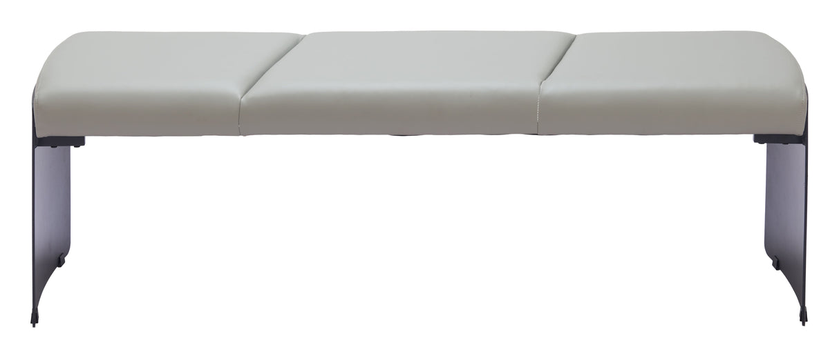 Mur Gray Bench by Zuomod at Eve Furniture