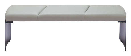 Mur Gray Bench by Zuomod at Eve Furniture