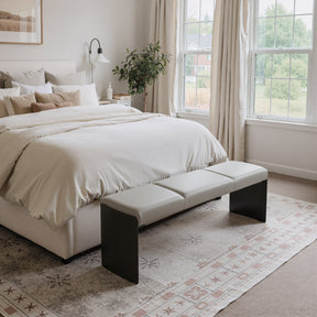 Mur Gray Bench by Zuomod at Eve Furniture