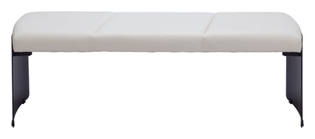 Mur White Bench by Zuomod at Eve Furniture