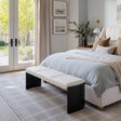 Mur White Bench by Zuomod at Eve Furniture