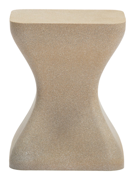 Mura Taupe Outdoor Side Table by Zuomod at Eve Furniture